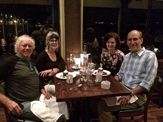 Roger, Carole, Sharon and Bill in Monterey, 2017.