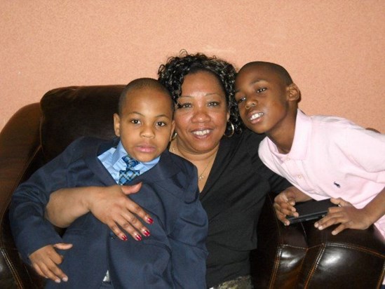 Mom-Mom with her one and only Grandson, Malcolm and family
