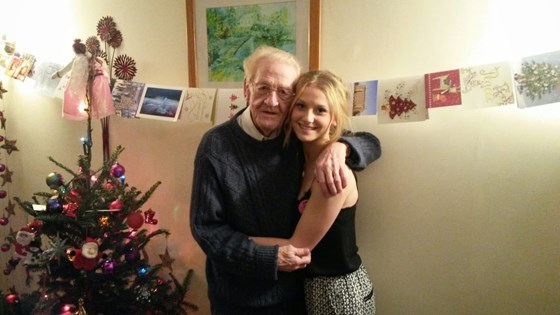 Grandad and me on my 18th Birthday xx