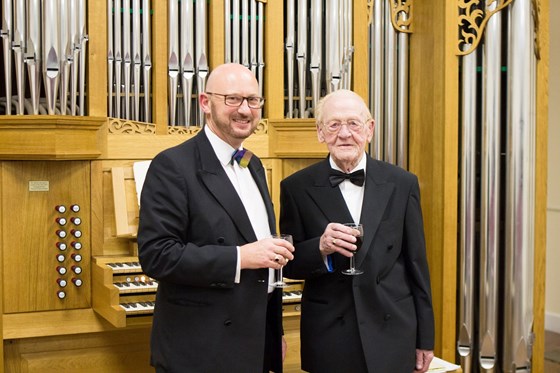 Dads last evening out at St Catherine's School organ recital. Had a great time with wine and champagne.
