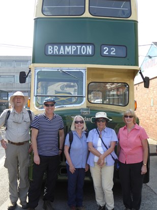 Our transport to Linacre on the 3B's walk. May 8th 2016