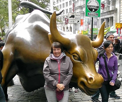 The Bull near Wall Street, Manhattan, New York. October 8th 2012