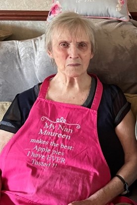 Maureen & her famous Apron that was never far away! 