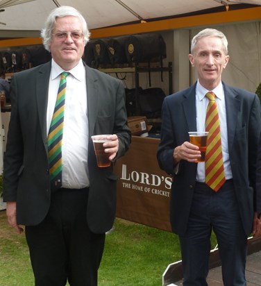 Enjoying the beer festival at Lord's 2016