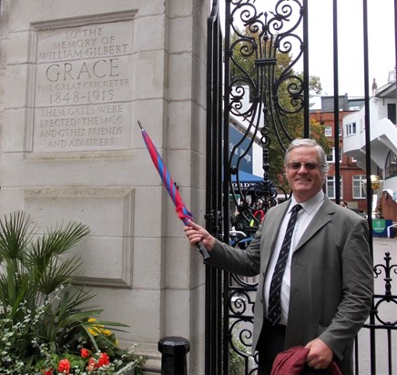James at Lords 2 Oct 2019 - a grand day out.