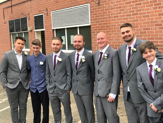 Boys at Ben and Sami wedding xx