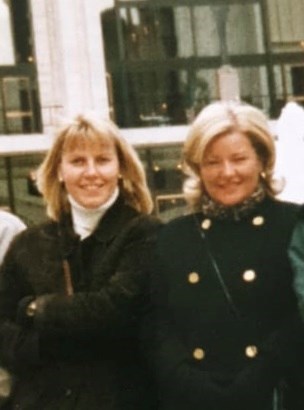 Alison and Lorraine, New York 1996 , very happy days ????