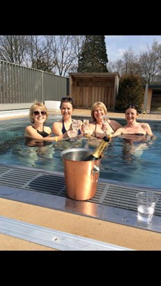 Enjoying a fabulous spa day at Rudding Park with the girls xxx