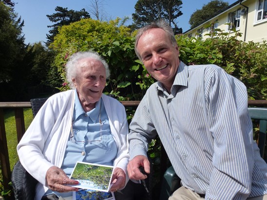 Betty and Nigel celebrate her 90th birthday