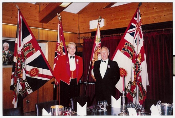 1995 - Dad/John & Mike at the Duke of Wellington's Regiment Dining In