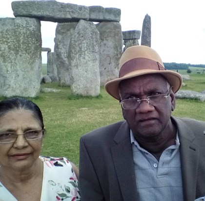 Dad and Mom Stonehenge