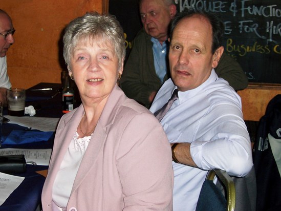 Jill and Clive at Tom's christening.