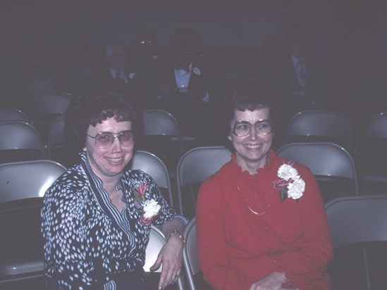 Sisters: Wanda K. Rainer and D. Clydene Scheurer; 1982, Wichita, KS