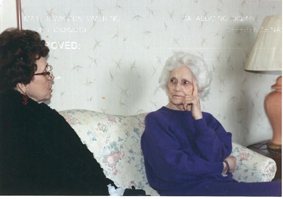 Wanda Rainer with mother-in-law, Bessie Lee Williams Rainer