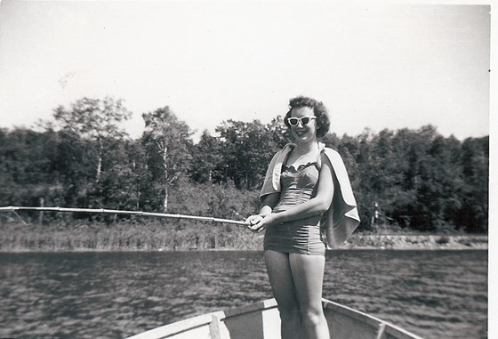 Wanda Egnew, ca 1953-1954, Wyoming