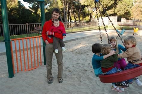 Uncle David...His Girls and Nephews at the Park