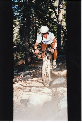 Dave crushing "Mr Toad's Wild Ride" in Tahoe