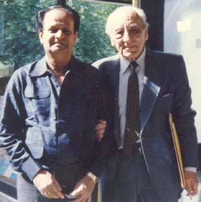 With Nikhiphoros Vrittakos : Greek Poet : 1986