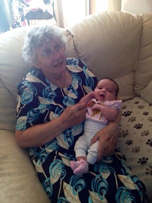 Mum and one of her angels baby Scarlett xx
