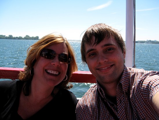 Judi and Jeff on one of the company boat cruises - June 14, 2007