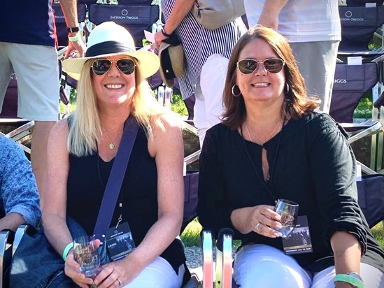J&R attending the Alan Doyle concert at Jackson-Triggs Winery in NOTL 