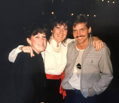 After a night of clubbing with Trish and David, 1980’s