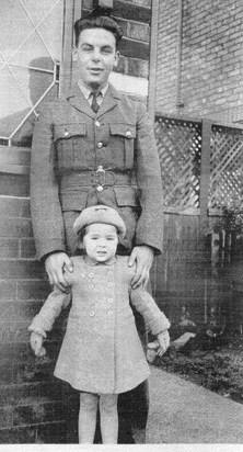 Little Pam with her Uncle Alec  1941 (1)
