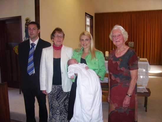 Great Grandchild’s Christening