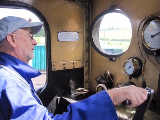 Driving a steam engine