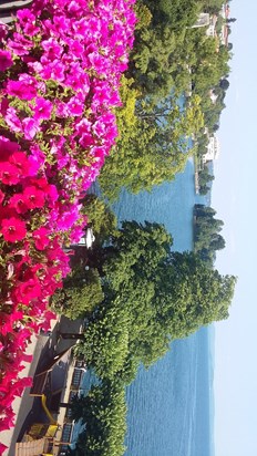 "Room with a View" from one of Euan's favourite places - Pallanza, Lake Maggiore