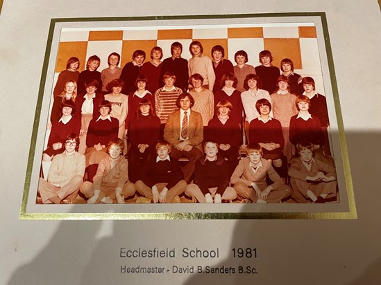 Ecclesfield School photo from 1981. Can you spot Jaq? Lots of love Dawn xxx💞