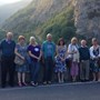 Our Loud Wind group meeting in Triora. On Loretto bridge in 2015
