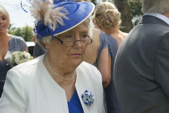 A much loved granny of the bride, April 2014