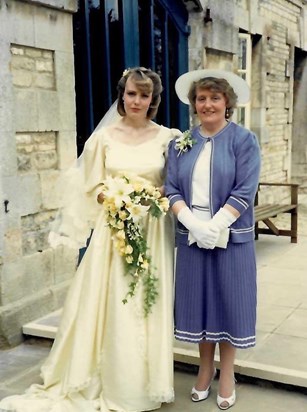 Joy & Rebecca, April 1987