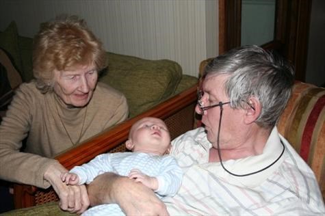 Dad with Thomas and gran