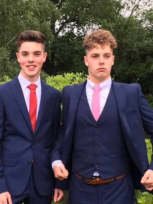 The boys at their Prom!
