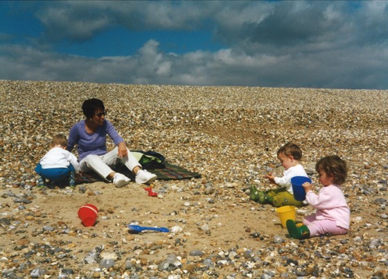 Surrounded by children - your idea of bliss!!