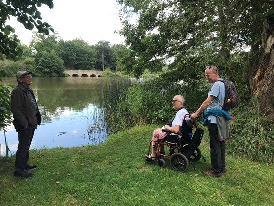 Ruth and Mark at Compton Verney August 2021 
