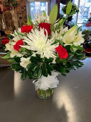 Sympathy Flowers sent from David and Shirley in canada