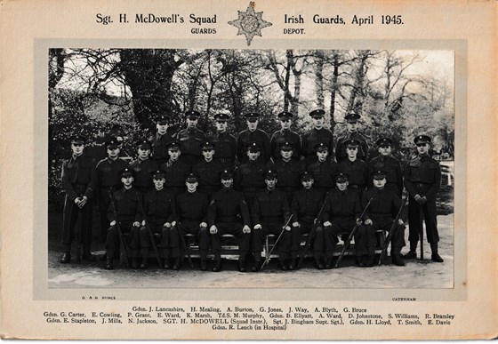 Irish Guards - Guardsman E Stapleton