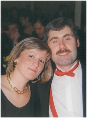Mark & Gill at the Folly Ball about 1987?