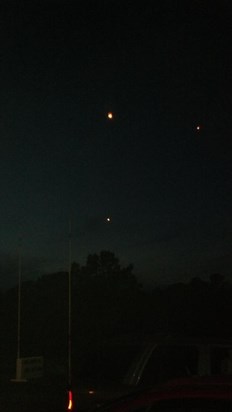 We lit up the sky for you!!
