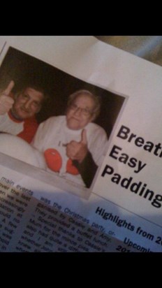 Dad in the Breathe Easy Newsletter
