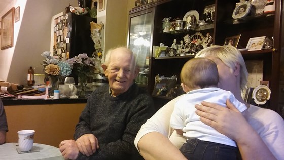 Great grandad and great grandson bradley 