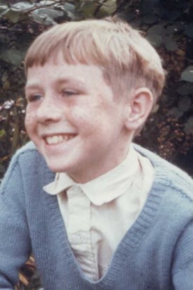Kevin A. Filsell, aged about 10 years, a happy, cheeky boy