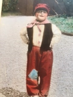 dad in fancy dress as a Dutch boy. This was a favourite photo of his for some reason, maybe the waistcoat?