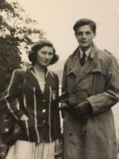 In Cambridge with mum in the early 1950s
