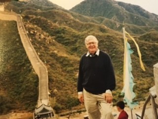 China with Madge at the Great Wall 