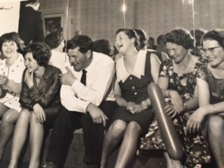 On holiday1960s - Edgcumbe Bay hotel with Eileen and Sigi also in photo