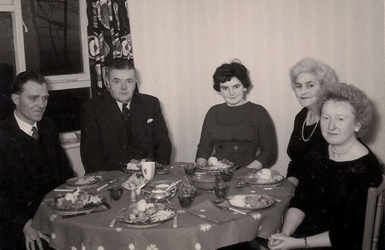 My mum and cousin Margaret enjoying a meal with my Nana / Aunty Anita & Uncle Reg